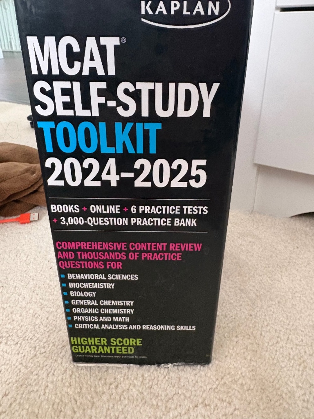 Kaplan MCAT Self-Study Toolkit 2024-2025 Full 7 book Prep Set